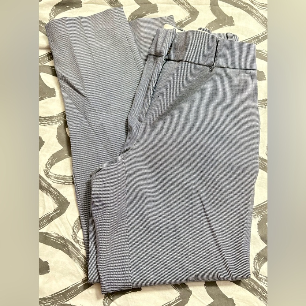 LOFT Marisa BlueGrey Straight Leg Pants